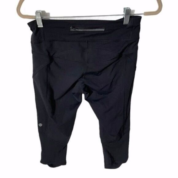LULULEMON leggings womens black crop leggings size 6